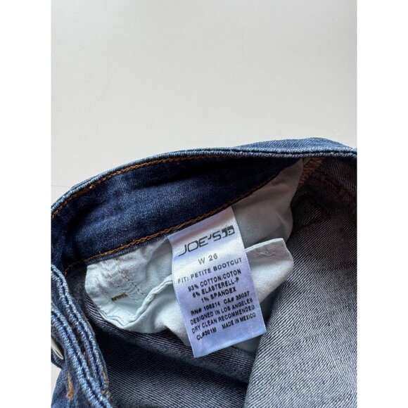 JOE'S JEANS Petite Bootcut Nevaeh Dark Rinse Low Rise Boot Leg Jeans, Size 26 - Picture 14 of 16